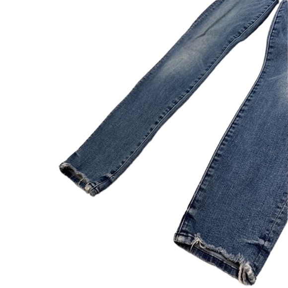 Mother The Looker Ankle Fray jeans blue size 24 - Picture 3 of 7